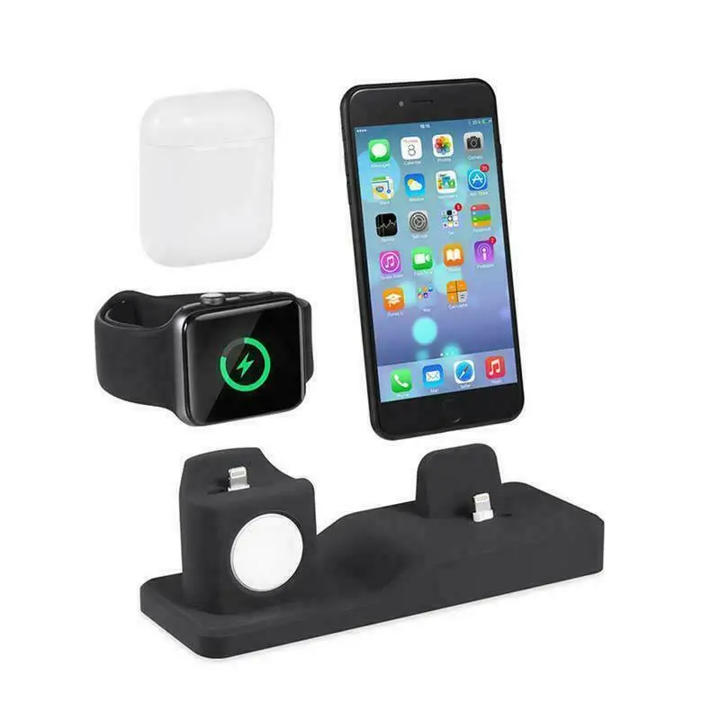 Newest 3 in 1 Charging Holder for iPhone X XR XS Max 8 7 Charging stand for iWatch series1 2 3 4 Airpods Charger Docking Station
Newest 3 in 1 Charging Holder for iPhone X XR XS Max 8 7 Charging stand for iWatch series1 2 3 4 Airpods Charger Docking Station