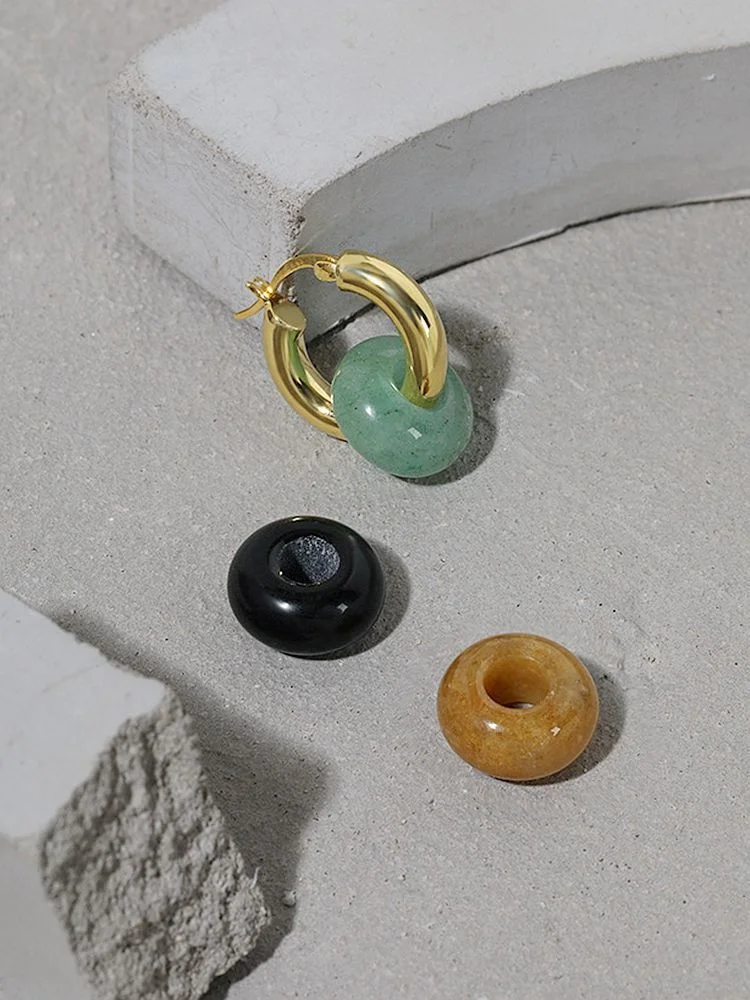 Circle Design Jade Drop Earrings Sterling Silver 925 Women Gold 1/pcs 2021 Trend Piercings Piercing Fine Jeweller Accessories
Circle Design Jade Drop Earrings Sterling Silver 925 Women Gold 1/pcs 2021 Trend Piercings Piercing Fine Jeweller Accessories