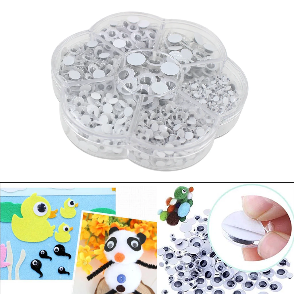 700pcs Wiggle Eye Round Moving Wiggly Wobbly Googly Eyes Kids Favorite Craft
700pcs Wiggle Eye Round Moving Wiggly Wobbly Googly Eyes Kids Favorite Craft