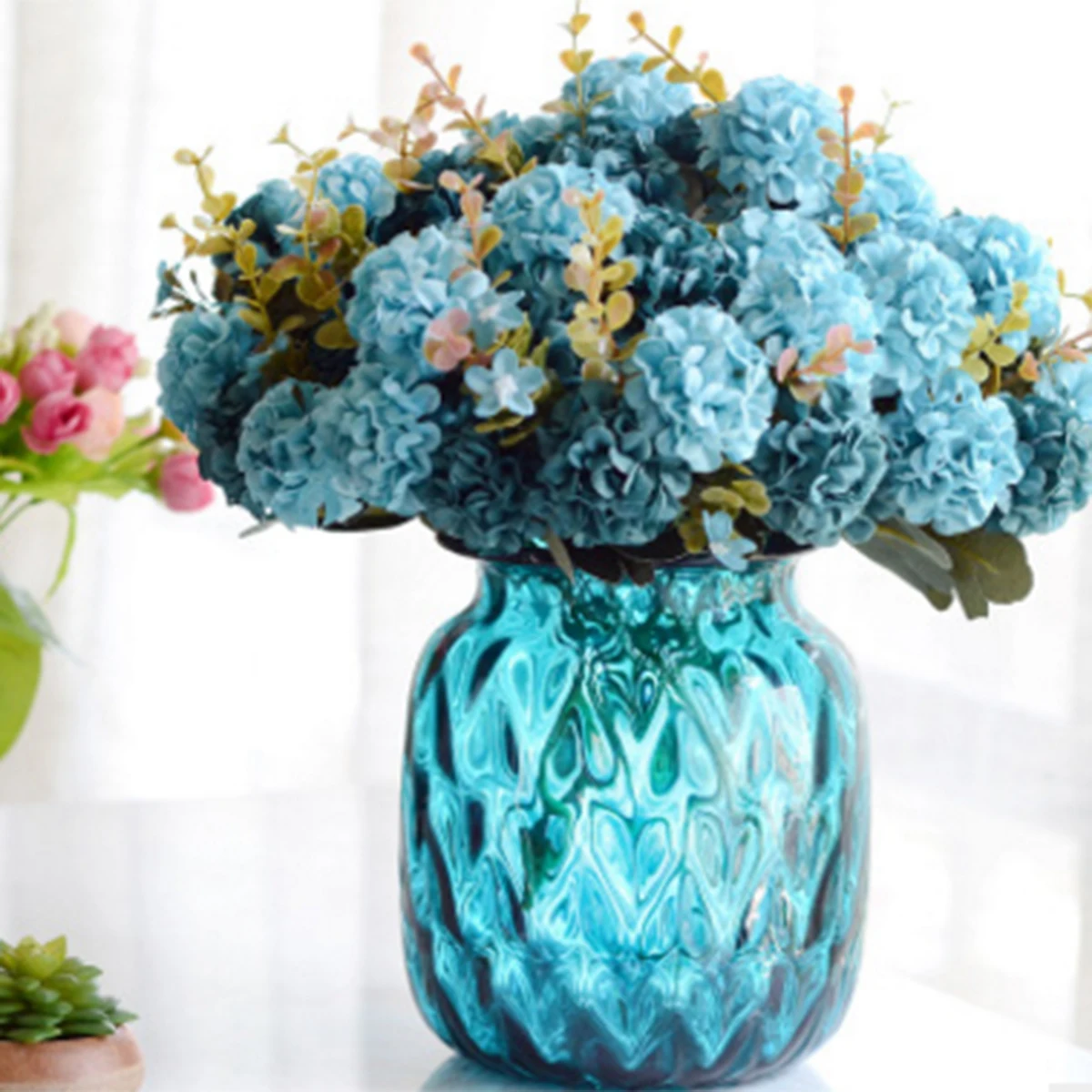 Artificial Flower Blue Daisy Flower Heads Valentine's Day New Year Wedding Decorations Gift For Lover 31cm Long 1PC
Artificial Flower Blue Daisy Flower Heads Valentine's Day New Year Wedding Decorations Gift For Lover 31cm Long 1PC