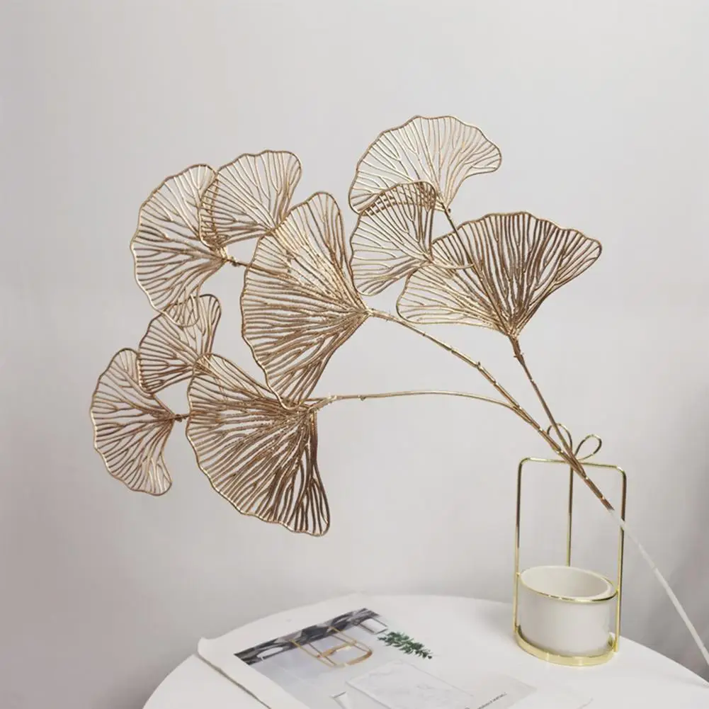 1PC Three-pronged Fan Leaf Netting Artificial Gold Ginkgo Eucalyptus Holly For Wedding Arch Flower Arrangement Home Decor Crafts
1PC Three-pronged Fan Leaf Netting Artificial Gold Ginkgo Eucalyptus Holly For Wedding Arch Flower Arrangement Home Decor Crafts