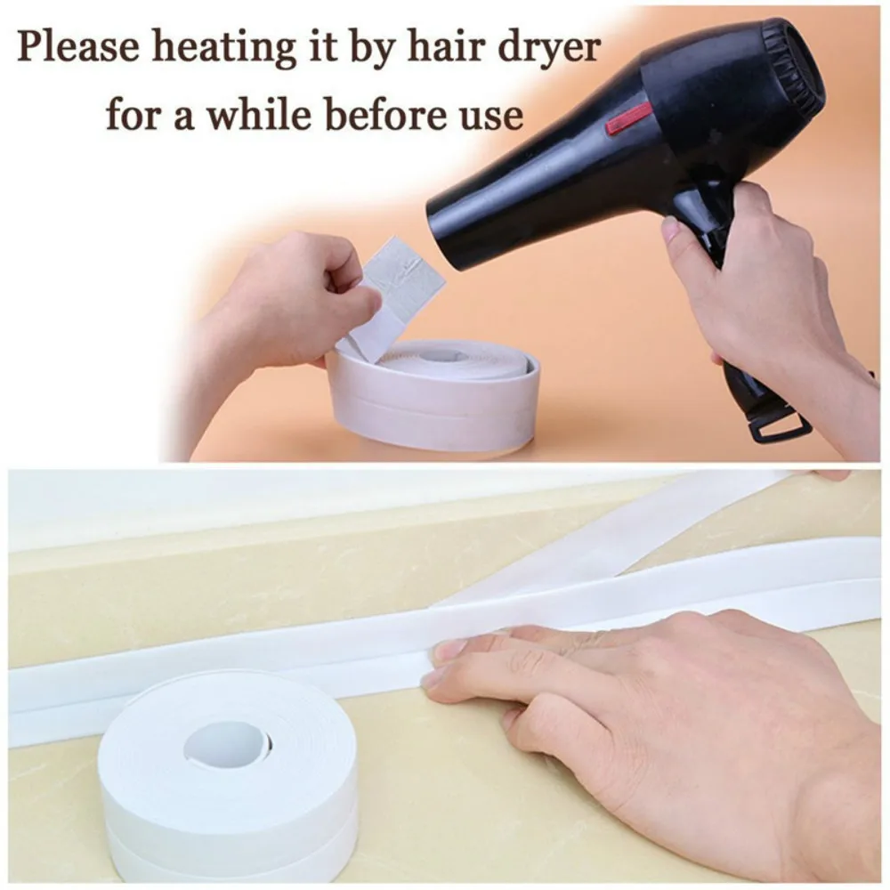 2021 Bathroom Shower Sink Bath Sealing Strip Tape White PVC Self adhesive Waterproof Wall Sticker for Bathroom Kitchen
2021 Bathroom Shower Sink Bath Sealing Strip Tape White PVC Self adhesive Waterproof Wall Sticker for Bathroom Kitchen