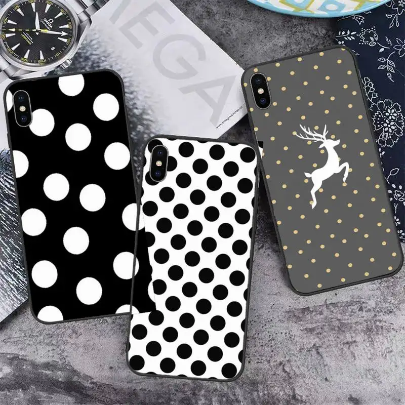 Art Polka Dot Phone Case for iPhone 13 12 11 mini pro XS MAX 8 7 6 6S Plus X 5S SE 2020 XR
Art Polka Dot Phone Case for iPhone 13 12 11 mini pro XS MAX 8 7 6 6S Plus X 5S SE 2020 XR