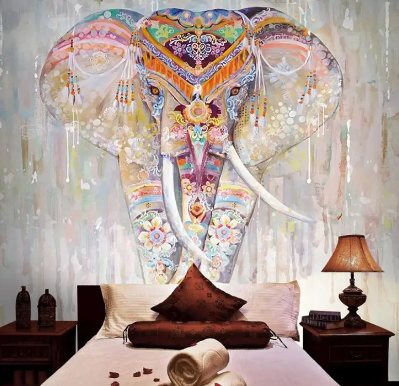 Custom wallpaper photo Southeast Asian yoga studio background wall elephant Children's room home decoration 3d wallpaper mural
Custom wallpaper photo Southeast Asian yoga studio background wall elephant Children's room home decoration 3d wallpaper mural