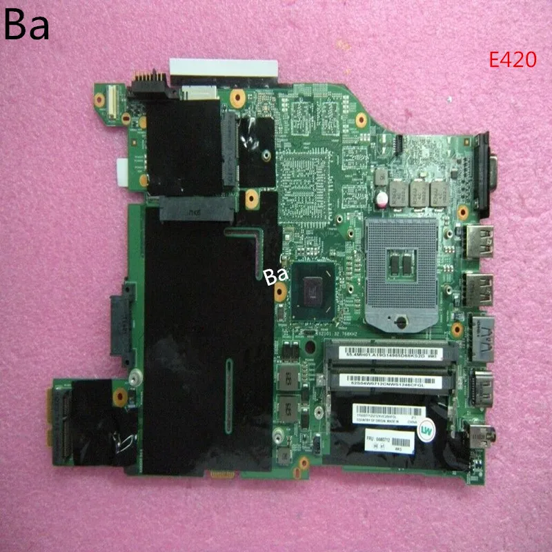 The Lenovo ThinkPad E420 laptop motherboard is fully tested without CPU integrated graphics card
The Lenovo ThinkPad E420 laptop motherboard is fully tested without CPU integrated graphics card