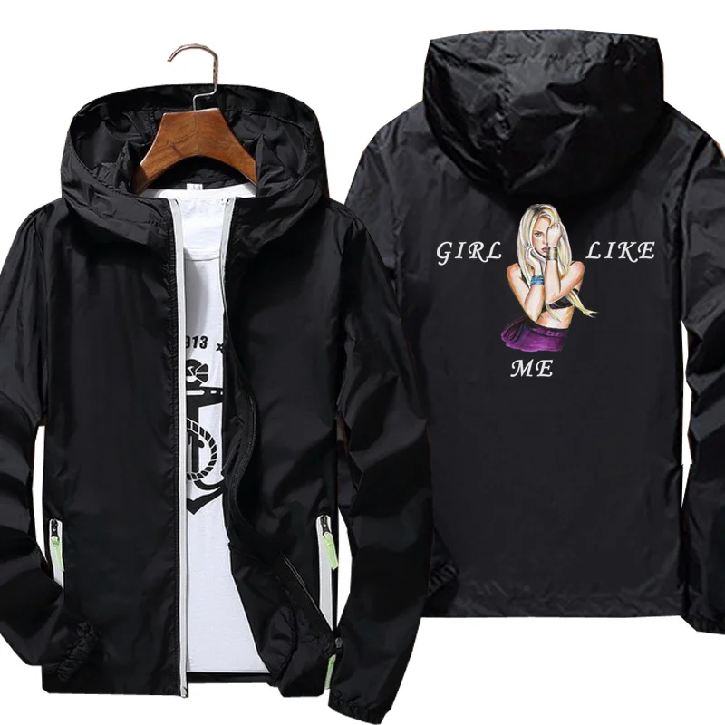 2021 Men's jacket Girl Like Me Shakira printing jacket Reflective Skin Sun Spring Autumn brand jacket
2021 Men's jacket Girl Like Me Shakira printing jacket Reflective Skin Sun Spring Autumn brand jacket