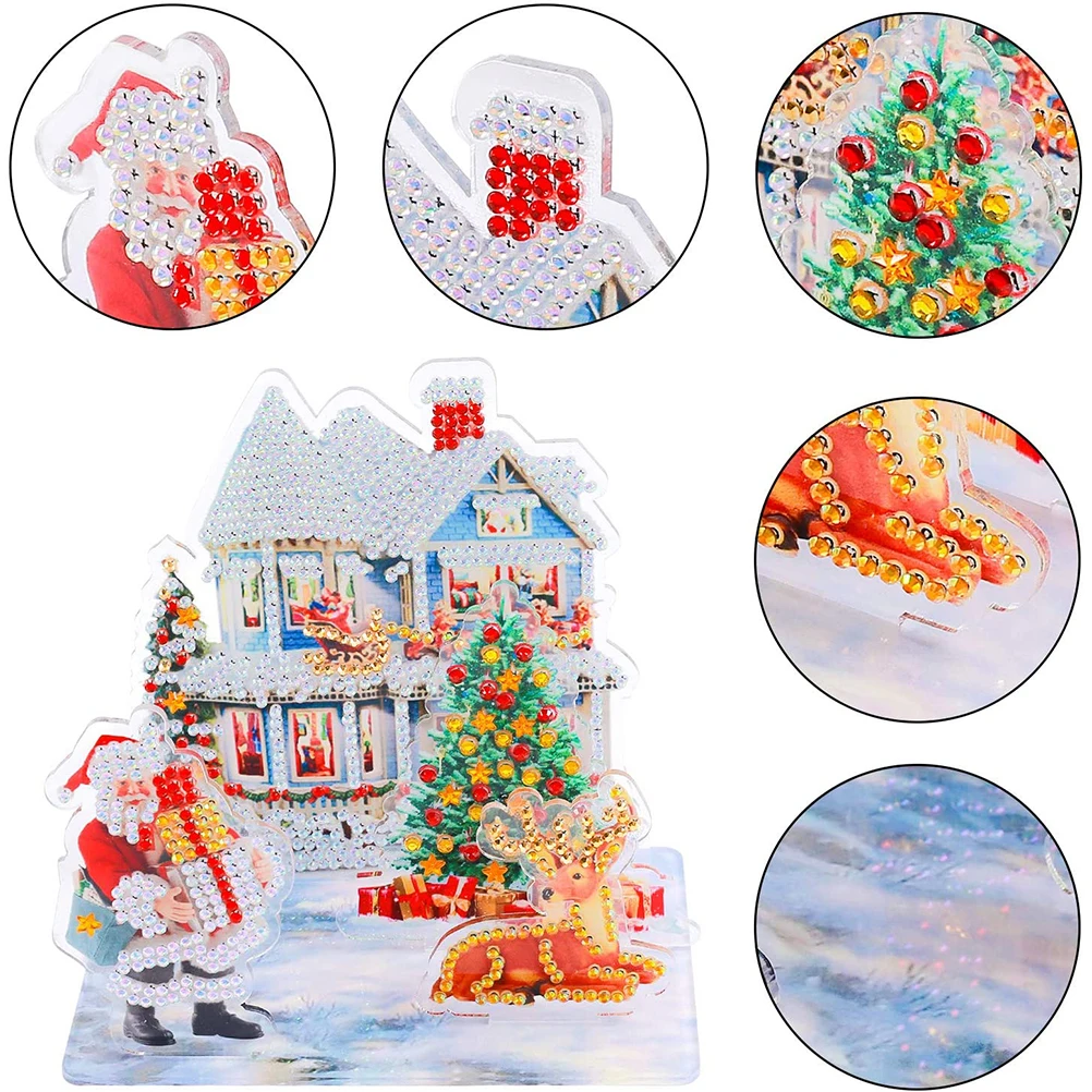 5D Diamond Painting Kit Table Decoration Christmas Tree Santa Reindeer Decoration Diamond Painting Kit Children Creative DIY Toy
5D Diamond Painting Kit Table Decoration Christmas Tree Santa Reindeer Decoration Diamond Painting Kit Children Creative DIY Toy