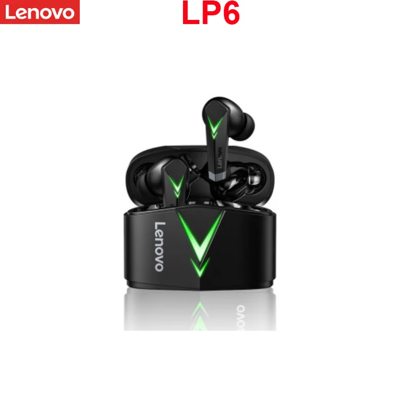 Lenovo LP6 TWS Gaming Earphones Wireless Bluetooth V5.0 Headphones HIFI Low Latency Noise Reduction In-Ear Earbuds with Mic
Lenovo LP6 TWS Gaming Earphones Wireless Bluetooth V5.0 Headphones HIFI Low Latency Noise Reduction In-Ear Earbuds with Mic