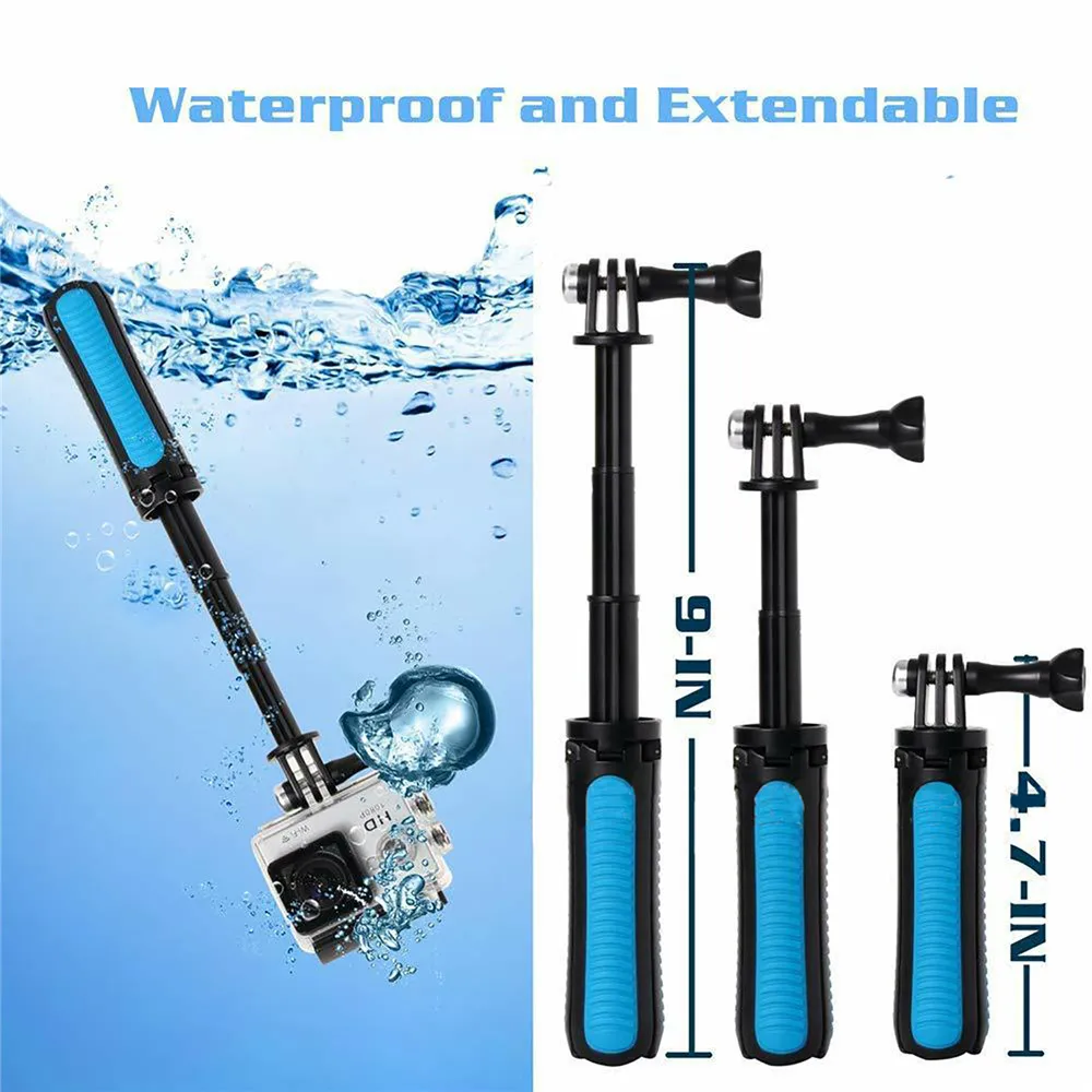 Waterproof Mini Selfie Stick Tripod Extension Pole for GoPro Hero 8/7/5/4/3 for Xiaoyi 4K Sport Camera Accessories Phone Holder
Waterproof Mini Selfie Stick Tripod Extension Pole for GoPro Hero 8/7/5/4/3 for Xiaoyi 4K Sport Camera Accessories Phone Holder