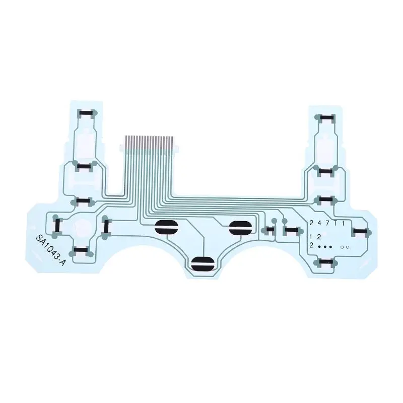 

SA1Q43-A Circuit Board PCB Conductive Film Keypad Flex Ribbon Cable For PS2 H Controller 2 Accessories