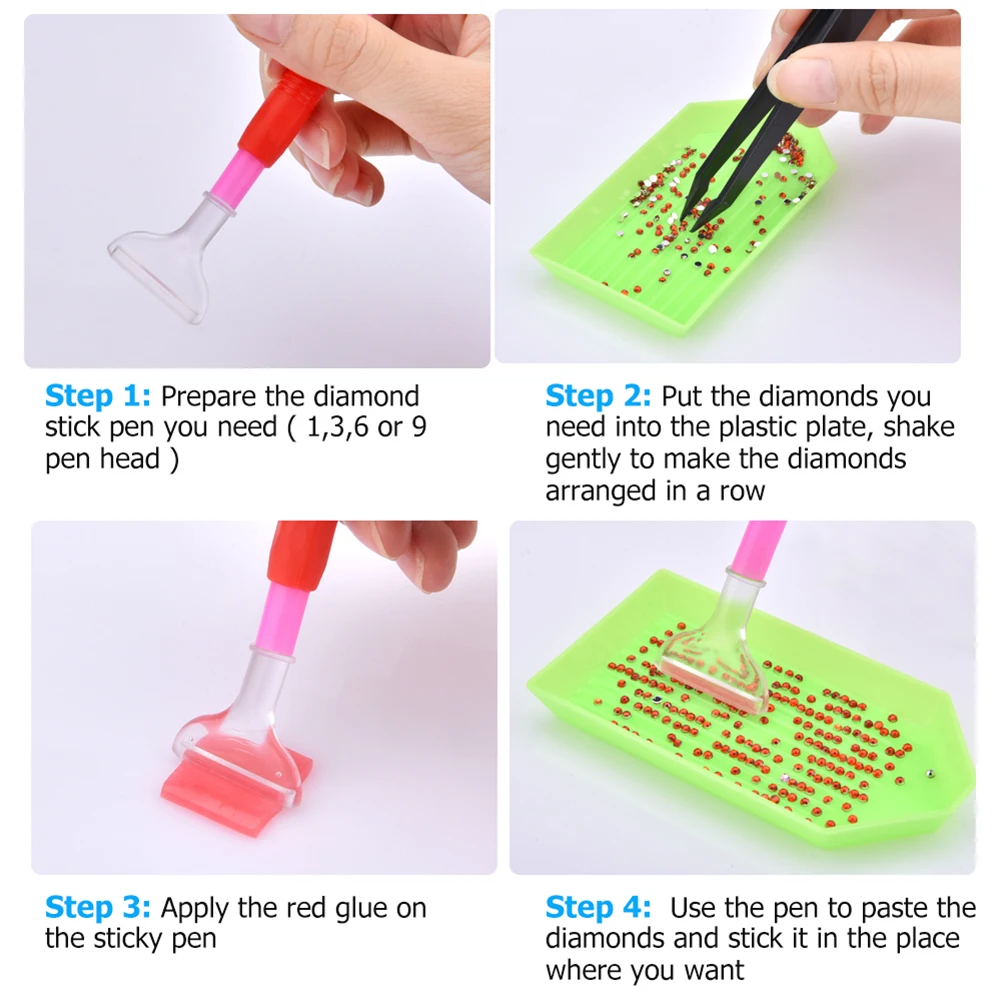 117pcsDiamond Painting Tool Box Full Kit Diamond Embroidery Accessory LED Pen Glue Tweezer DIY Rhinestone Mosaic Craft
117pcsDiamond Painting Tool Box Full Kit Diamond Embroidery Accessory LED Pen Glue Tweezer DIY Rhinestone Mosaic Craft