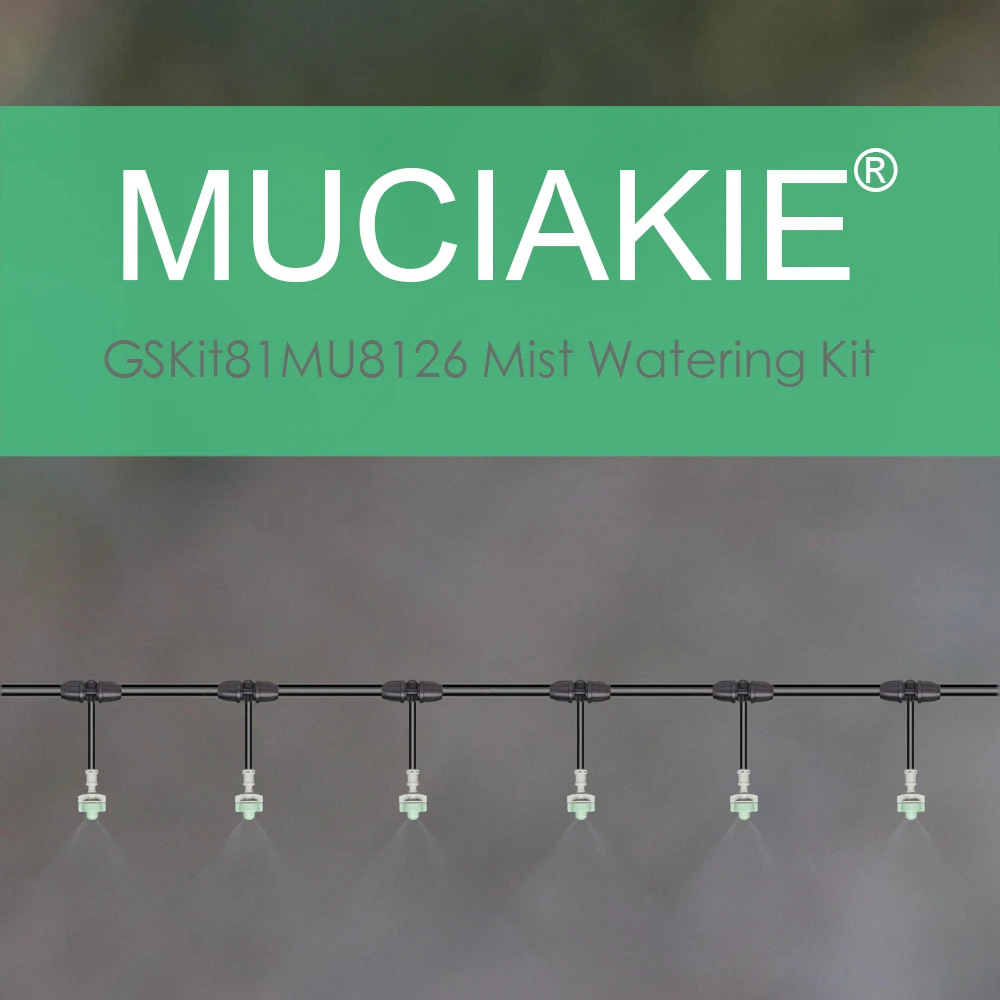 MUCIAKIE 5M-30M Garden Irrigator Watering Kits 3/8'' Main Line Support Uniform Misting Spray 5LPH Nozzle Irrigation System
MUCIAKIE 5M-30M Garden Irrigator Watering Kits 3/8'' Main Line Support Uniform Misting Spray 5LPH Nozzle Irrigation System