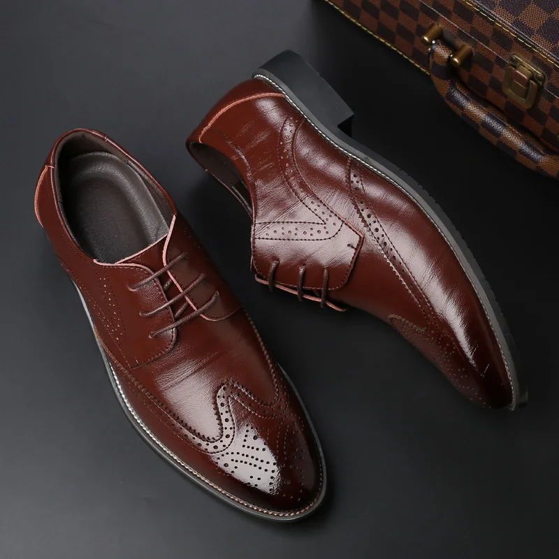 Men's Shoes Fashion Formal Shoes For Men Zapatos De Hombre Vestir Zapatillas Casual Cuero Leather Genuine Men's Autumn
Men's Shoes Fashion Formal Shoes For Men Zapatos De Hombre Vestir Zapatillas Casual Cuero Leather Genuine Men's Autumn
