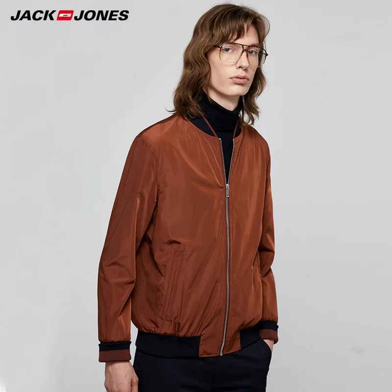 JackJones Mens autumn solid color long-sleeved baseball Jacket Coat 219321543
JackJones Mens autumn solid color long-sleeved baseball Jacket Coat 219321543