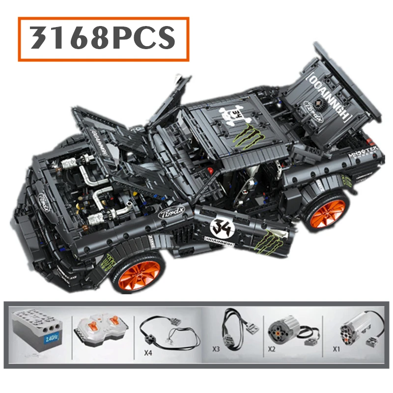New Technical Bricks 3168PCS Racing Speed RC Motor Power Forded Mustanged Hoonicorn RTR V2 Racing Car Building Blocks Toy Kid
New Technical Bricks 3168PCS Racing Speed RC Motor Power Forded Mustanged Hoonicorn RTR V2 Racing Car Building Blocks Toy Kid