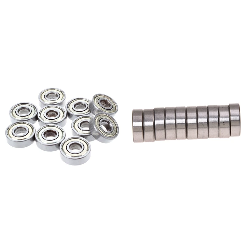 20 Pcs Ball Bearings Deep Groove Ball Bearings, 10 Pcs 626-ZZ & 10 Pcs 608 ZZ
20 Pcs Ball Bearings Deep Groove Ball Bearings, 10 Pcs 626-ZZ & 10 Pcs 608 ZZ