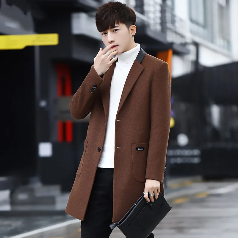 Autumn Winter 2019 New Fashion Men Wool Coats Warm Jackets Male Slim Casual Woolen Outwear Man Overcoats Plus Size M-4XL 
Autumn Winter 2019 New Fashion Men Wool Coats Warm Jackets Male Slim Casual Woolen Outwear Man Overcoats Plus Size M-4XL