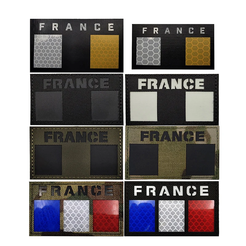 France Flag Patches Badges Emblem IR Infrared Reflective CP Military Size 8*5cm Hook and Loop Tactical National Flag States
France Flag Patches Badges Emblem IR Infrared Reflective CP Military Size 8*5cm Hook and Loop Tactical National Flag States