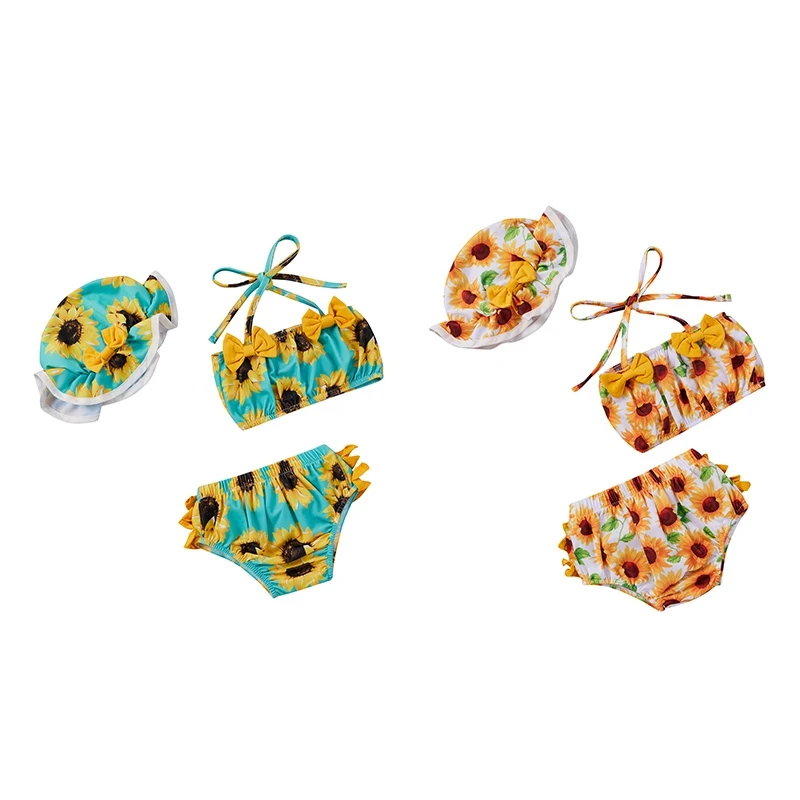 3Pcs Baby Cute Sunflower Swimsuit Swimming Trunk Swimming Cap clothes set Summer Kids Baby Girl Bikini Set Swimsuit Bathing Set
3Pcs Baby Cute Sunflower Swimsuit Swimming Trunk Swimming Cap clothes set Summer Kids Baby Girl Bikini Set Swimsuit Bathing Set
