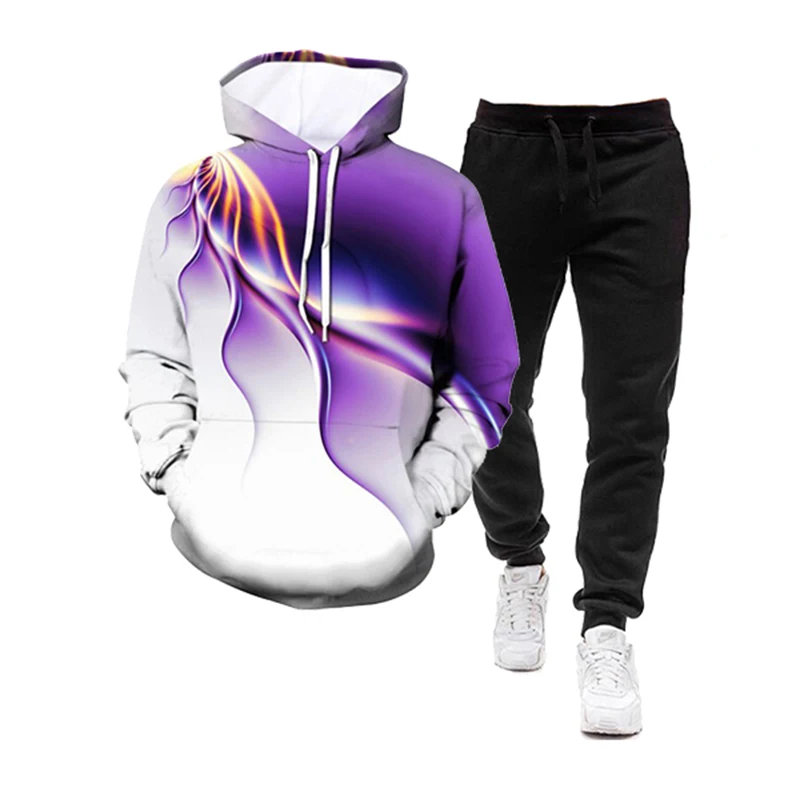 Autumn Tracksuit 2 Piece Tops and Pants Purple White Mens Sweat Suits Set 3D Print Plus Size Hoodie Jogger Sets for Men Clothing
Autumn Tracksuit 2 Piece Tops and Pants Purple White Mens Sweat Suits Set 3D Print Plus Size Hoodie Jogger Sets for Men Clothing