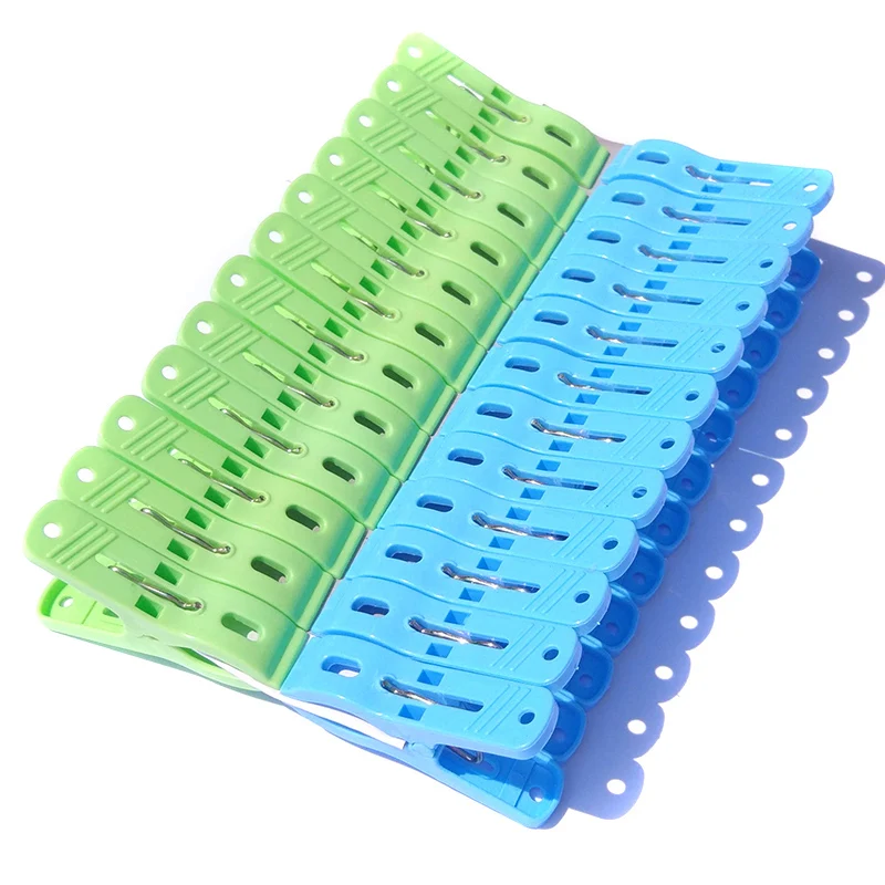 24Pcs/set Clothes Pegs Strong Windproof Laundry Clothespins Plastic Clothes Clip Hangers for Underwear Socks Drying
24Pcs/set Clothes Pegs Strong Windproof Laundry Clothespins Plastic Clothes Clip Hangers for Underwear Socks Drying