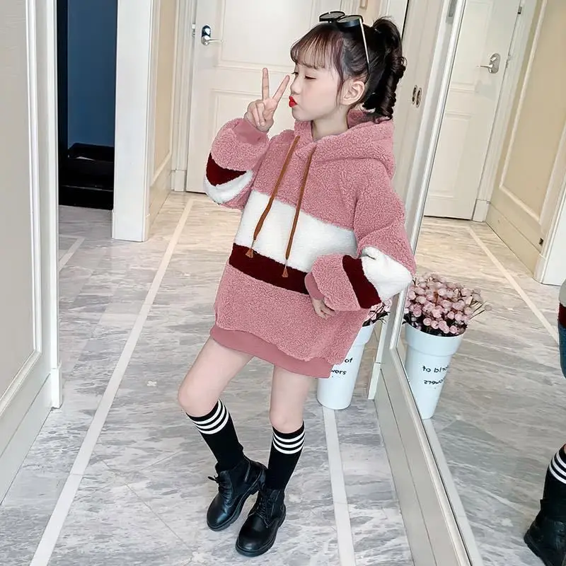 Children's Tops Girls' Sweatshirts Winter Kids Jackets Baby's Hooded Long-sleeved Clothes Warmth Outwear Of Teenagers Pullovers
Children's Tops Girls' Sweatshirts Winter Kids Jackets Baby's Hooded Long-sleeved Clothes Warmth Outwear Of Teenagers Pullovers