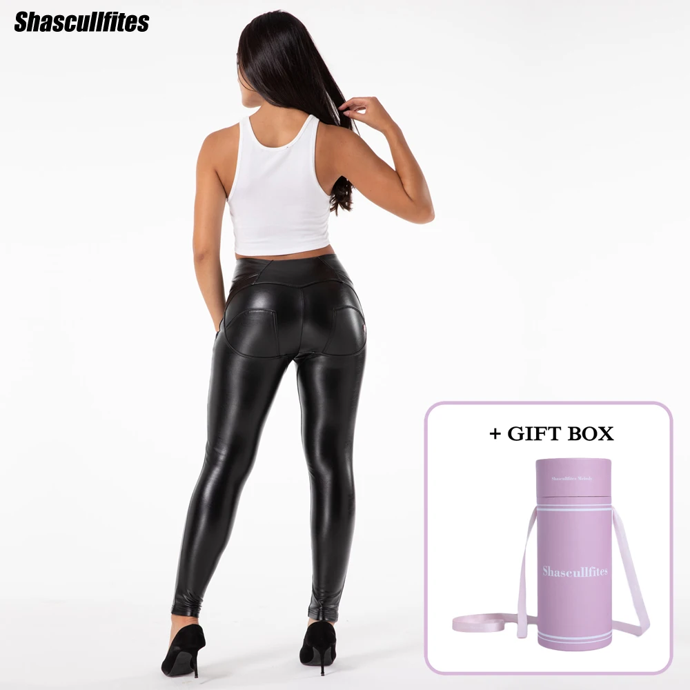 Shascullfites Melody Black High Waist Pants Women Pu Pants Eco Leather Push Up Pants Leather Leggings with Gift Box Package
Shascullfites Melody Black High Waist Pants Women Pu Pants Eco Leather Push Up Pants Leather Leggings with Gift Box Package