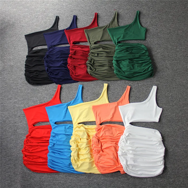 WJFZQMM 2021 One Shoulder Solid Streetwear Skinny Slim Clubwear Bodycon Mini Dress Sexy Backless Hollow Out Party Dresses Women
WJFZQMM 2021 One Shoulder Solid Streetwear Skinny Slim Clubwear Bodycon Mini Dress Sexy Backless Hollow Out Party Dresses Women