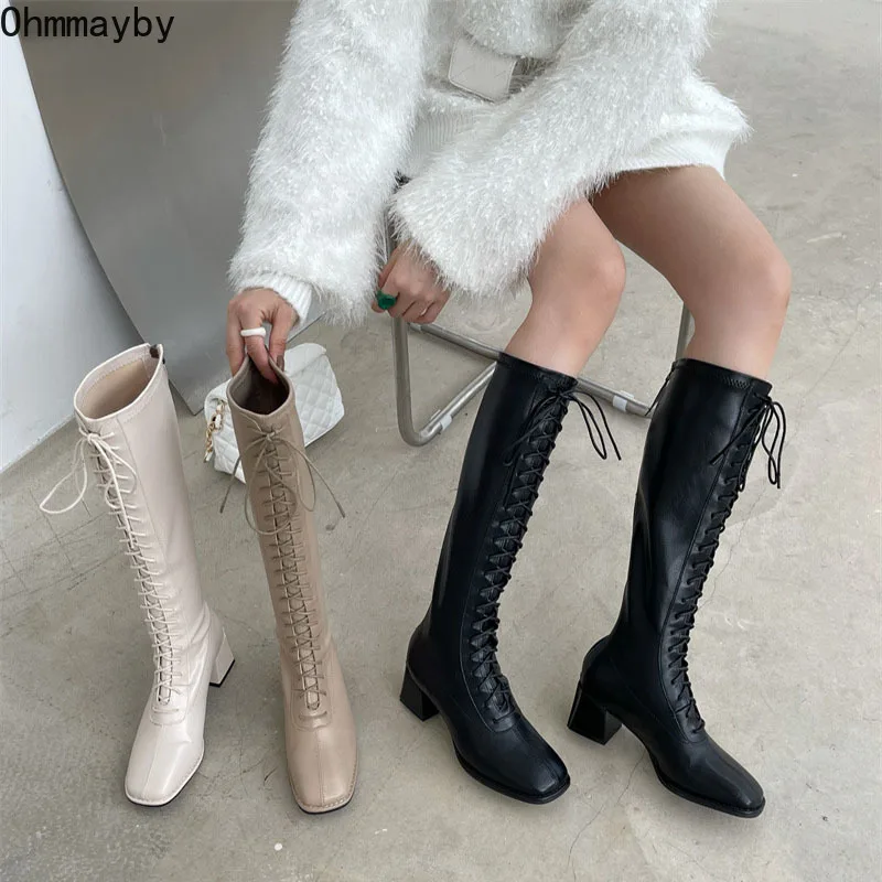 2021 Winter Women High Boots High Quality Ladies Knee-High Pu Boots Fashion Zipper Black Beige Female Motorcycle Boots Shoes
2021 Winter Women High Boots High Quality Ladies Knee-High Pu Boots Fashion Zipper Black Beige Female Motorcycle Boots Shoes