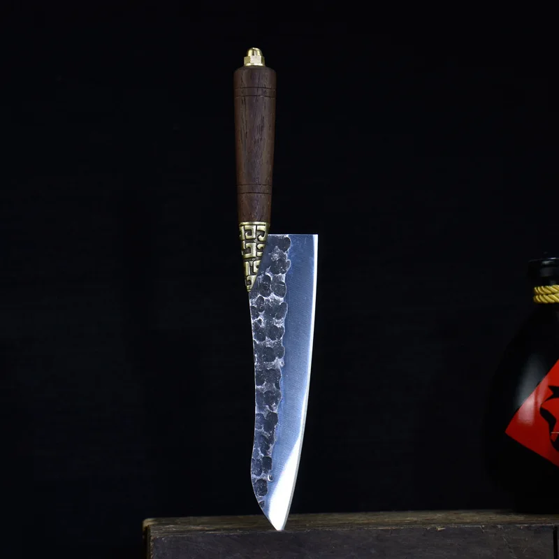 Kitchen knives High Carbon Stainless Steel Hand-Made Forged Long Lasting Sharpness Exquisite Appearance 6.5 inch Santoku Knife
Kitchen knives High Carbon Stainless Steel Hand-Made Forged Long Lasting Sharpness Exquisite Appearance 6.5 inch Santoku Knife