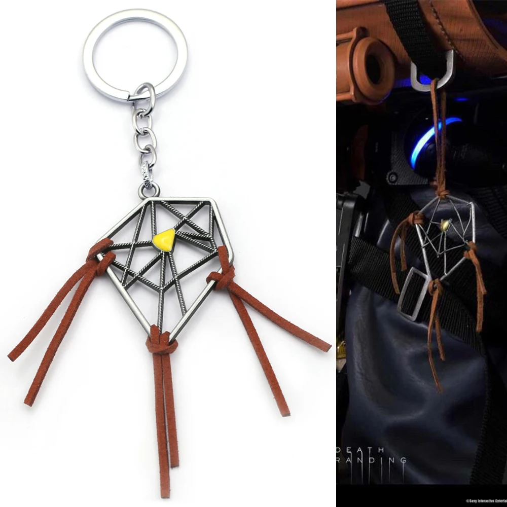 Game Death Stranding Dreamcatcher Keychain Men Metal Sam Porter Bridges Key Chain Women Bag Jewelry Pendant Kojima llaveros New
Game Death Stranding Dreamcatcher Keychain Men Metal Sam Porter Bridges Key Chain Women Bag Jewelry Pendant Kojima llaveros New