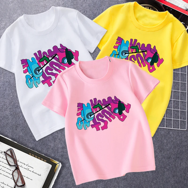 The Girl Coat Game Among Us Cartoon Printed Cotton Cool and Comfortable Casual Sports Boys T-Shirt Children's Clothes 
The Girl Coat Game Among Us Cartoon Printed Cotton Cool and Comfortable Casual Sports Boys T-Shirt Children's Clothes