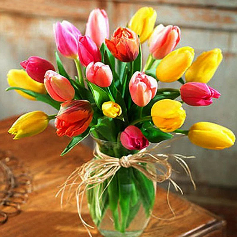 Full Square Diamond 5D DIY Diamond Painting "Tulips Flowers" Embroidery Cross Stitch Rhinestone Mosaic Painting Home Decor Gift
Full Square Diamond 5D DIY Diamond Painting "Tulips Flowers" Embroidery Cross Stitch Rhinestone Mosaic Painting Home Decor Gift