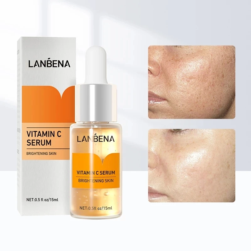 LANBENA Vitamin C Whitening Face Serum Lighten Spots Hyaluronic Brightening Facial Skin Essence Fade Remove Freckle Speckle Care
LANBENA Vitamin C Whitening Face Serum Lighten Spots Hyaluronic Brightening Facial Skin Essence Fade Remove Freckle Speckle Care