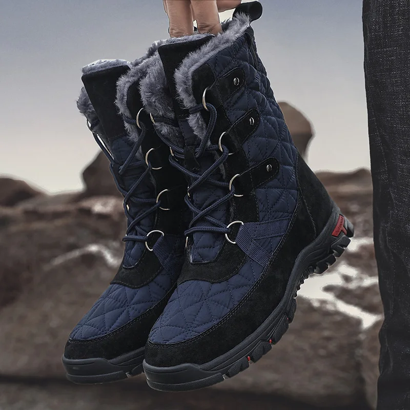 Men's Snow Boots, Warm Fur Plush Men's Winter Shoes, Size 38-48, Mather Uppers, Platform Snow Boots, Breathable Men's Boots
Men's Snow Boots, Warm Fur Plush Men's Winter Shoes, Size 38-48, Mather Uppers, Platform Snow Boots, Breathable Men's Boots