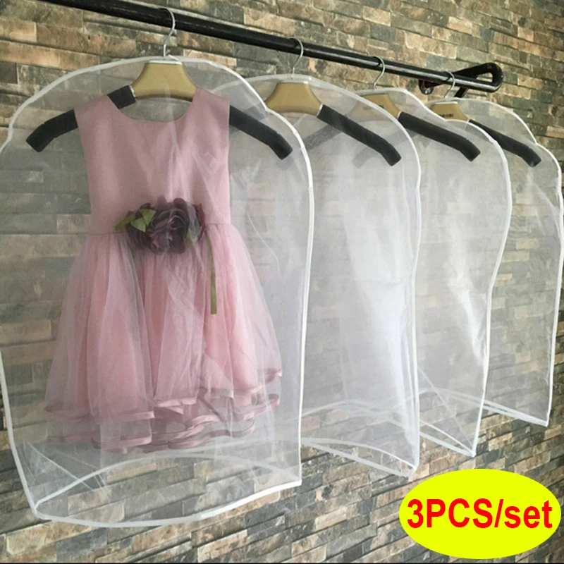 3PCS/Set Hanging Garment Bags For Kids Baby Clothes Jacket Dress Dust Cover zipper Protector Bag Children Dust-proof Suit Bags
3PCS/Set Hanging Garment Bags For Kids Baby Clothes Jacket Dress Dust Cover zipper Protector Bag Children Dust-proof Suit Bags