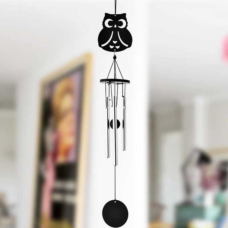 Black Metal Multi-tube Handmade Music Wind Chimes Home Crafts Ornaments Small Decorative Pendant
Black Metal Multi-tube Handmade Music Wind Chimes Home Crafts Ornaments Small Decorative Pendant
