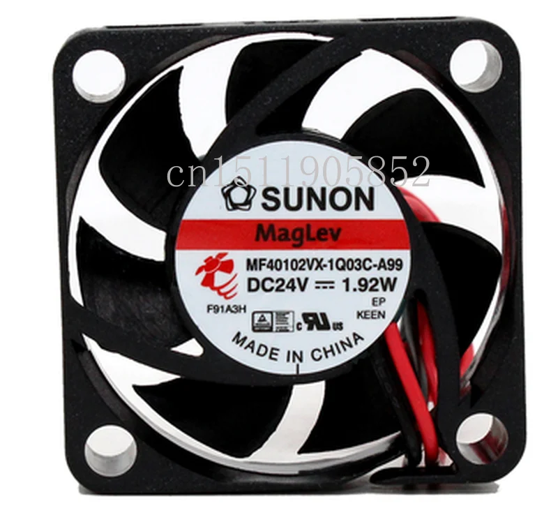 Free shipping MF40102VX-1Q03C-A99 Server Cooling Fan DC 24V 1.92W 40x40x10mm 2-wire 
Free shipping MF40102VX-1Q03C-A99 Server Cooling Fan DC 24V 1.92W 40x40x10mm 2-wire