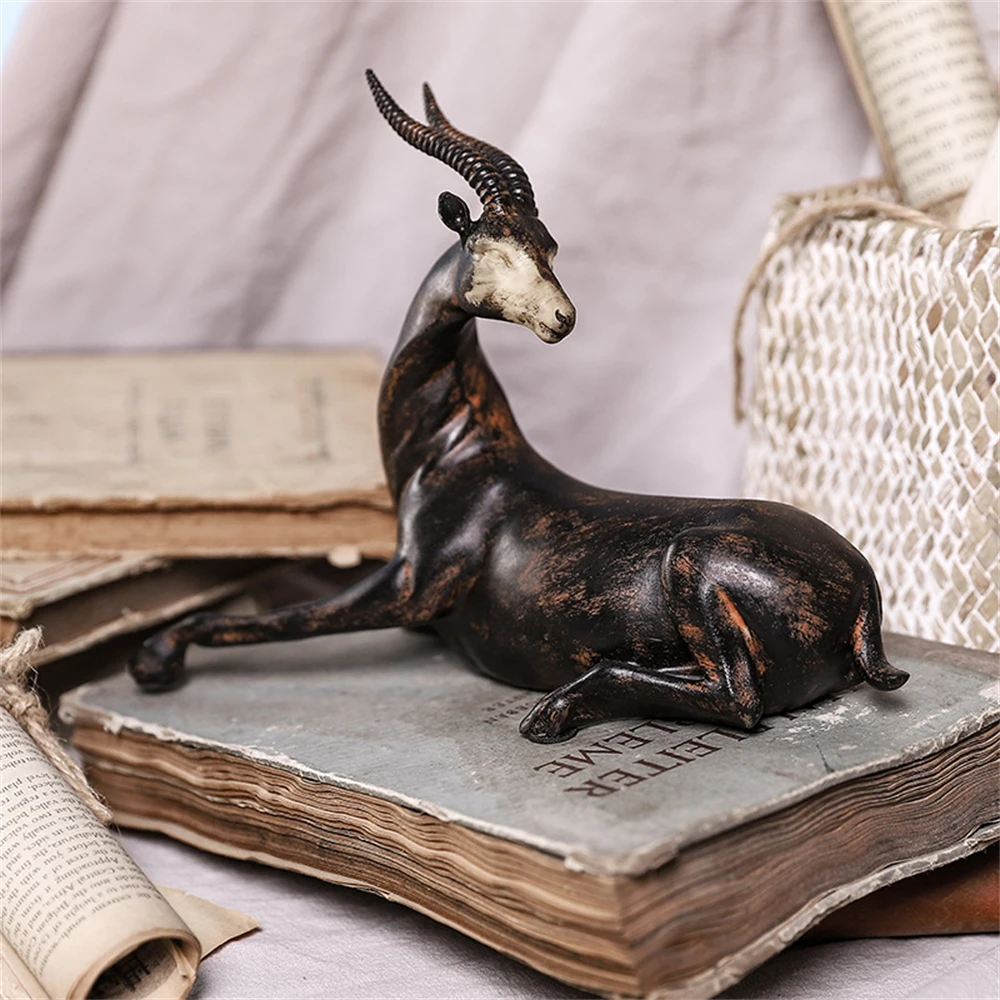 European Antelope Sculpture Resin Handicrafts Home Living Room Porch TV Cabinet Simulation Animal Decoration Craft Furnishings
European Antelope Sculpture Resin Handicrafts Home Living Room Porch TV Cabinet Simulation Animal Decoration Craft Furnishings