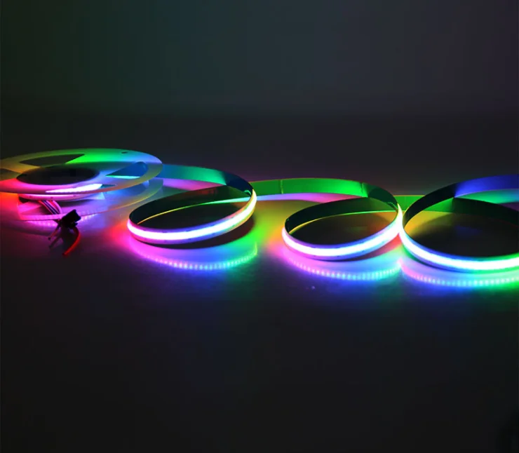 COB/FOB Full color Strip(Same as SK6812) RGB smart dream color magic Digital 5V Addressable LED Strip
COB/FOB Full color Strip(Same as SK6812) RGB smart dream color magic Digital 5V Addressable LED Strip