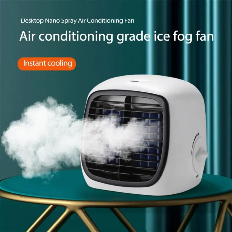 Portable Air Conditioner Small USB Multi-Function 2 In 1 Desktop Air Cooler Built-in Ice Box Cooling Fan Strong Wind 280 Ml
Portable Air Conditioner Small USB Multi-Function 2 In 1 Desktop Air Cooler Built-in Ice Box Cooling Fan Strong Wind 280 Ml