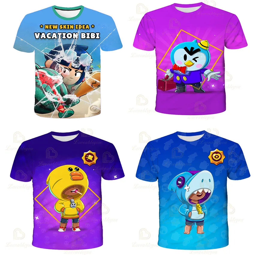 2022 Hot Game Star T-shirt Kids Summer New Cartoon 3D Printed Tshirt Boys Girls Fashion Tees Birthday Gift Leon kids T-shirt
2022 Hot Game Star T-shirt Kids Summer New Cartoon 3D Printed Tshirt Boys Girls Fashion Tees Birthday Gift Leon kids T-shirt
