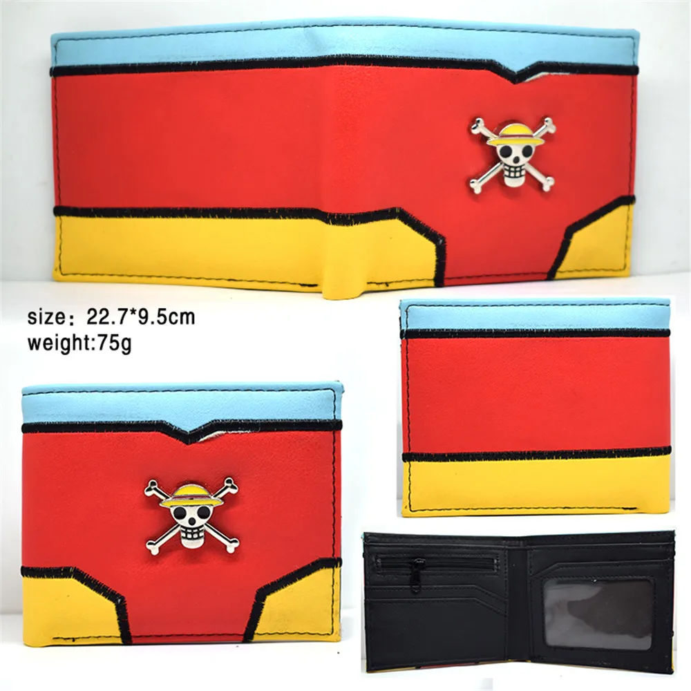Men Boys One Piece Luffy Wallet Monkey D Luffy Straw Hat Pirates Anime Skull Wallet Purse PU Leather Short Wallet Gift
Men Boys One Piece Luffy Wallet Monkey D Luffy Straw Hat Pirates Anime Skull Wallet Purse PU Leather Short Wallet Gift