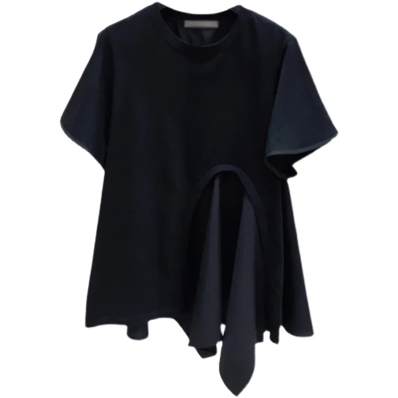 Irregular Short-sleeved T-shirt Women 2021 Summer New Fashion Temperament Loose Bottoming Shirt Top GL758
Irregular Short-sleeved T-shirt Women 2021 Summer New Fashion Temperament Loose Bottoming Shirt Top GL758