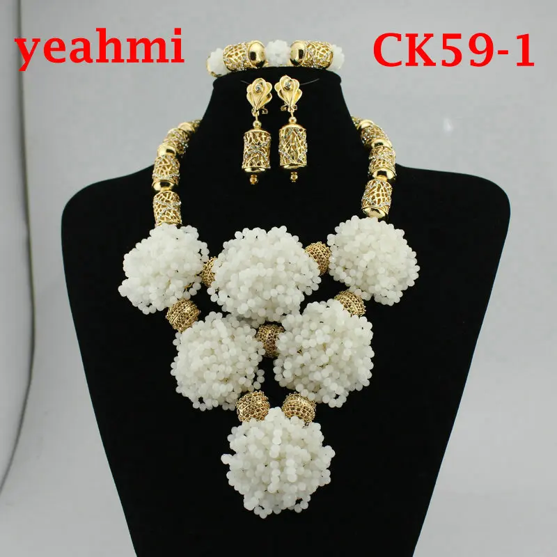 2020 Wholesale Nigerian Beads Wedding Jewelry Set Bridal Dubai Gold Color Jewelry Sets African Beads Jewelry Set CK59-1
2020 Wholesale Nigerian Beads Wedding Jewelry Set Bridal Dubai Gold Color Jewelry Sets African Beads Jewelry Set CK59-1