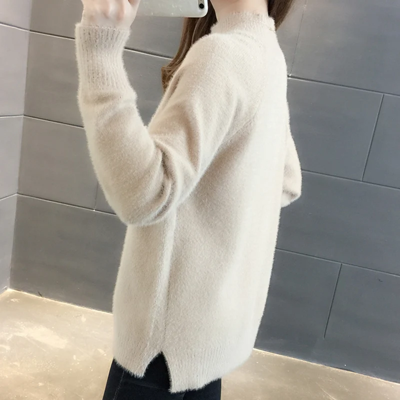 Women Reindeer Printing Imitation Mink Sweater Female Winter Casual Fashion Warm Pullover Sweaters Fluffy Cashmere Jumpers Tops
Women Reindeer Printing Imitation Mink Sweater Female Winter Casual Fashion Warm Pullover Sweaters Fluffy Cashmere Jumpers Tops