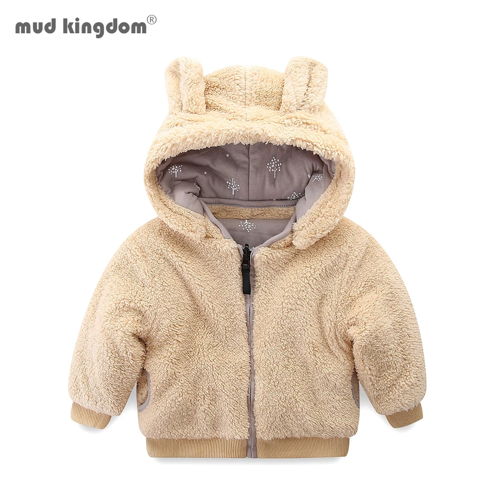 Mudkingdom Boys Girls Coat Faux Berber Fleece Zipper Warm Cute Detachable Hat Hooded Jacket for Kids Cute Outerwear Clothes
Mudkingdom Boys Girls Coat Faux Berber Fleece Zipper Warm Cute Detachable Hat Hooded Jacket for Kids Cute Outerwear Clothes
