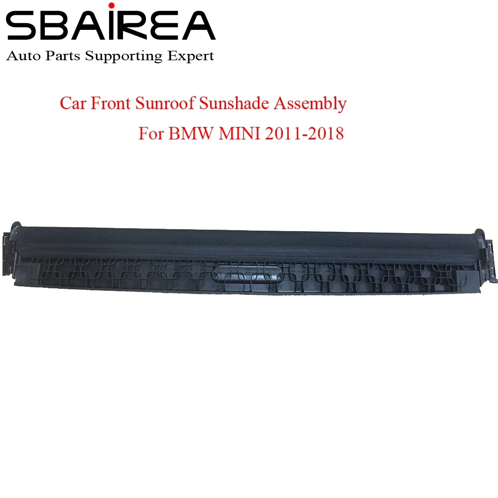 SBAIREA Автомобильная Передняя Солнцезащитная крышка в сборе для MINI R55 R56 R60 черная