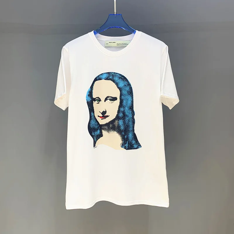 New men's oil painting in spring and summer of 20 Mona Lisa printed short sleeve T-shirt for men and women
New men's oil painting in spring and summer of 20 Mona Lisa printed short sleeve T-shirt for men and women