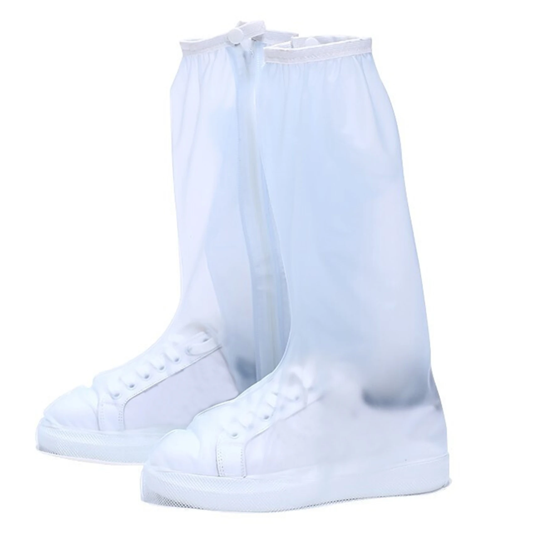 Waterproof Shoe-Covers Reusable Rain Boot-Covers PVC High Leg Protector Foldable Easy Wear Galoshes Long Zipper
Waterproof Shoe-Covers Reusable Rain Boot-Covers PVC High Leg Protector Foldable Easy Wear Galoshes Long Zipper